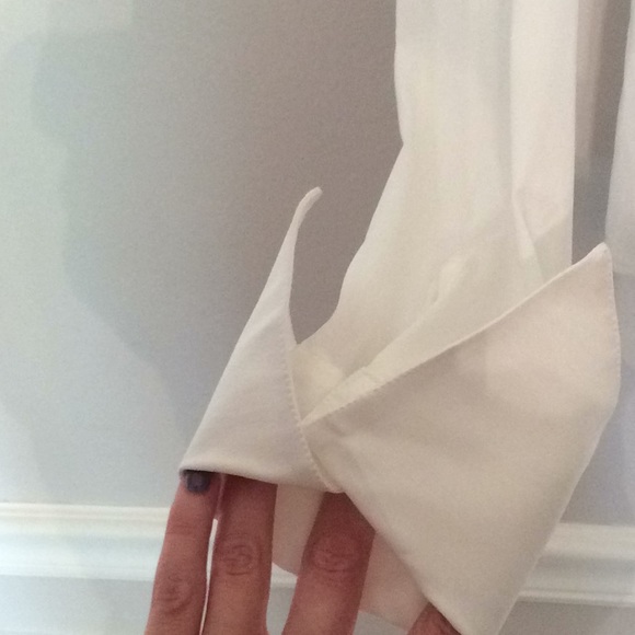 Samuel Dong white ruffle collared blouse - Picture 4 of 7